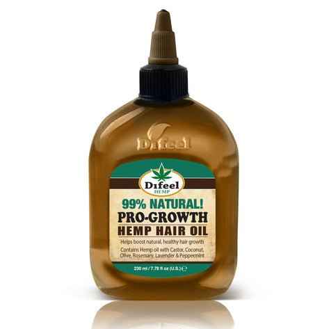 DIFEEL 99% Natural Hemp Hair Oil - Pro-Growth 7.78 oz.