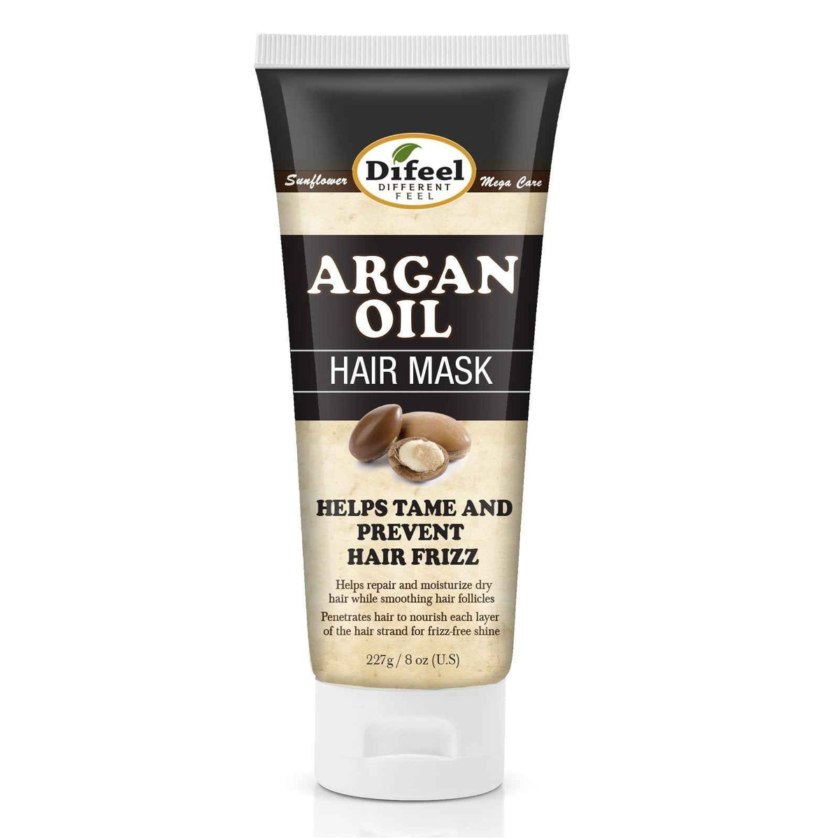 Difeel Argan Oil Hair Mask for Dry Hair 8 oz