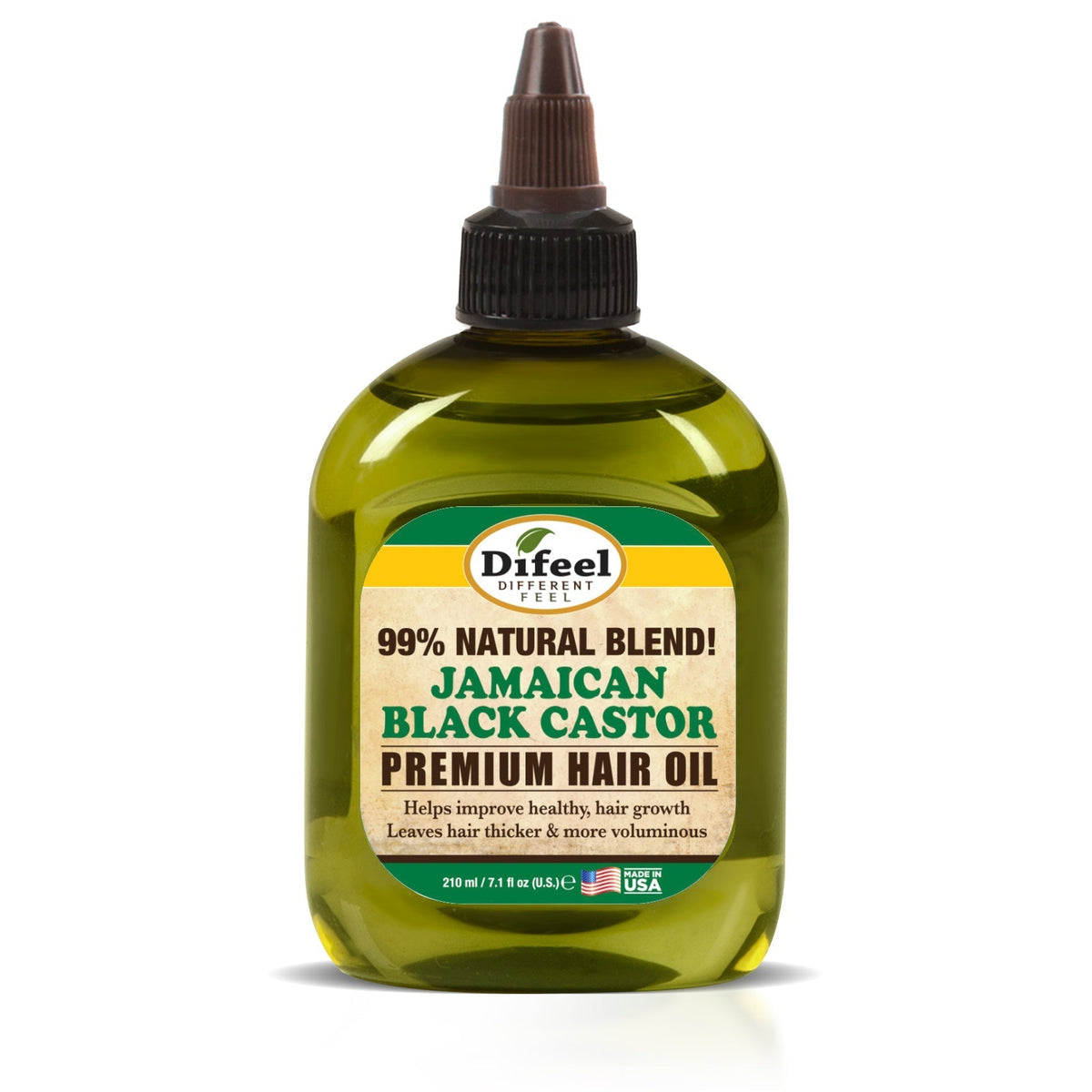 DIFEEL Premium Natural Hair Oil - Jamaican Black Castor Oil 7.1 oz