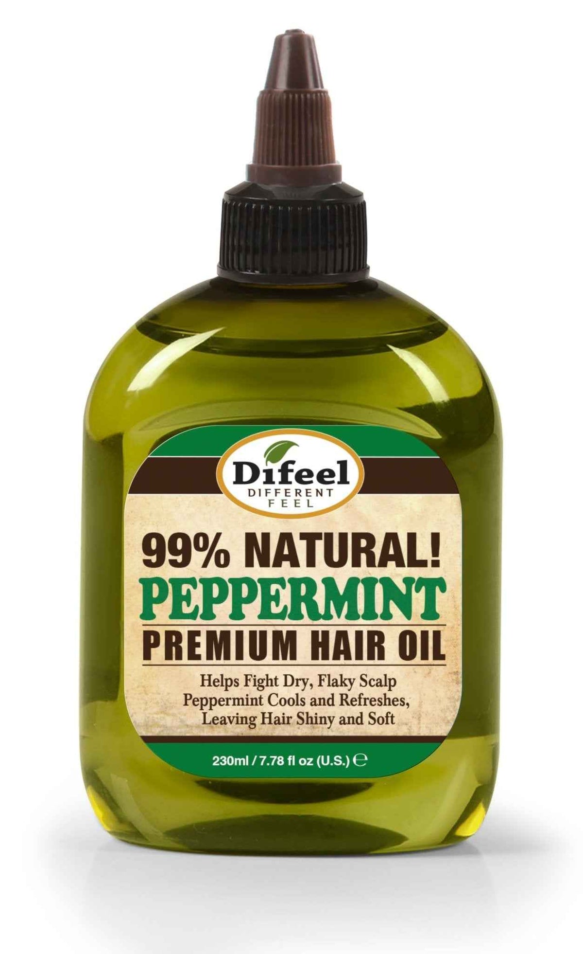 Difeel Premium Natural Hair Oil - Peppermint Oil 7.1 oz