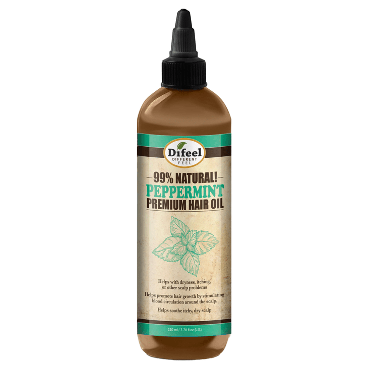 DIFEEL Premium Natural Hair Oil - Peppermint Oil 8 oz