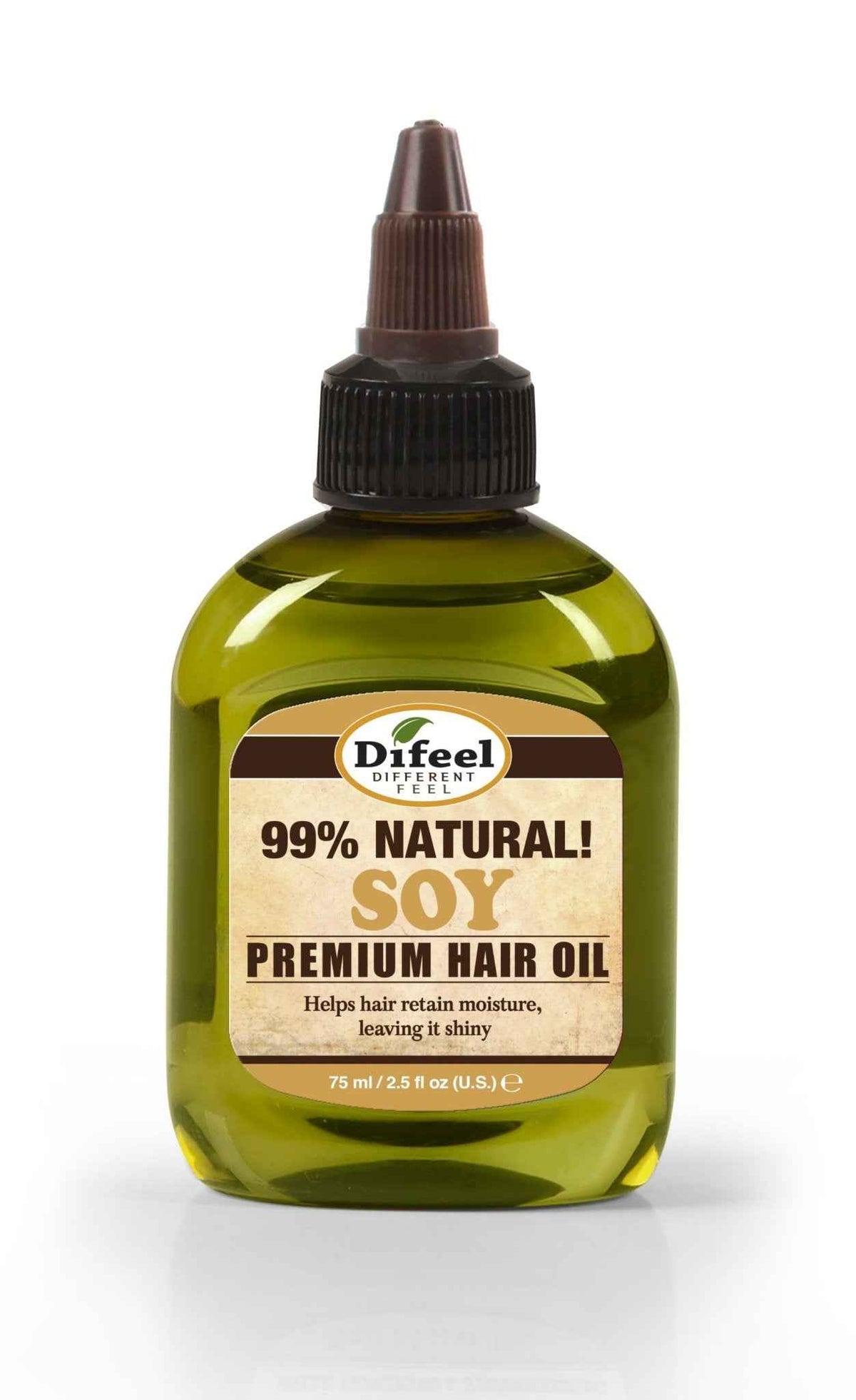 Difeel Premium Natural Hair Oil - Soy Oil 2.5 oz