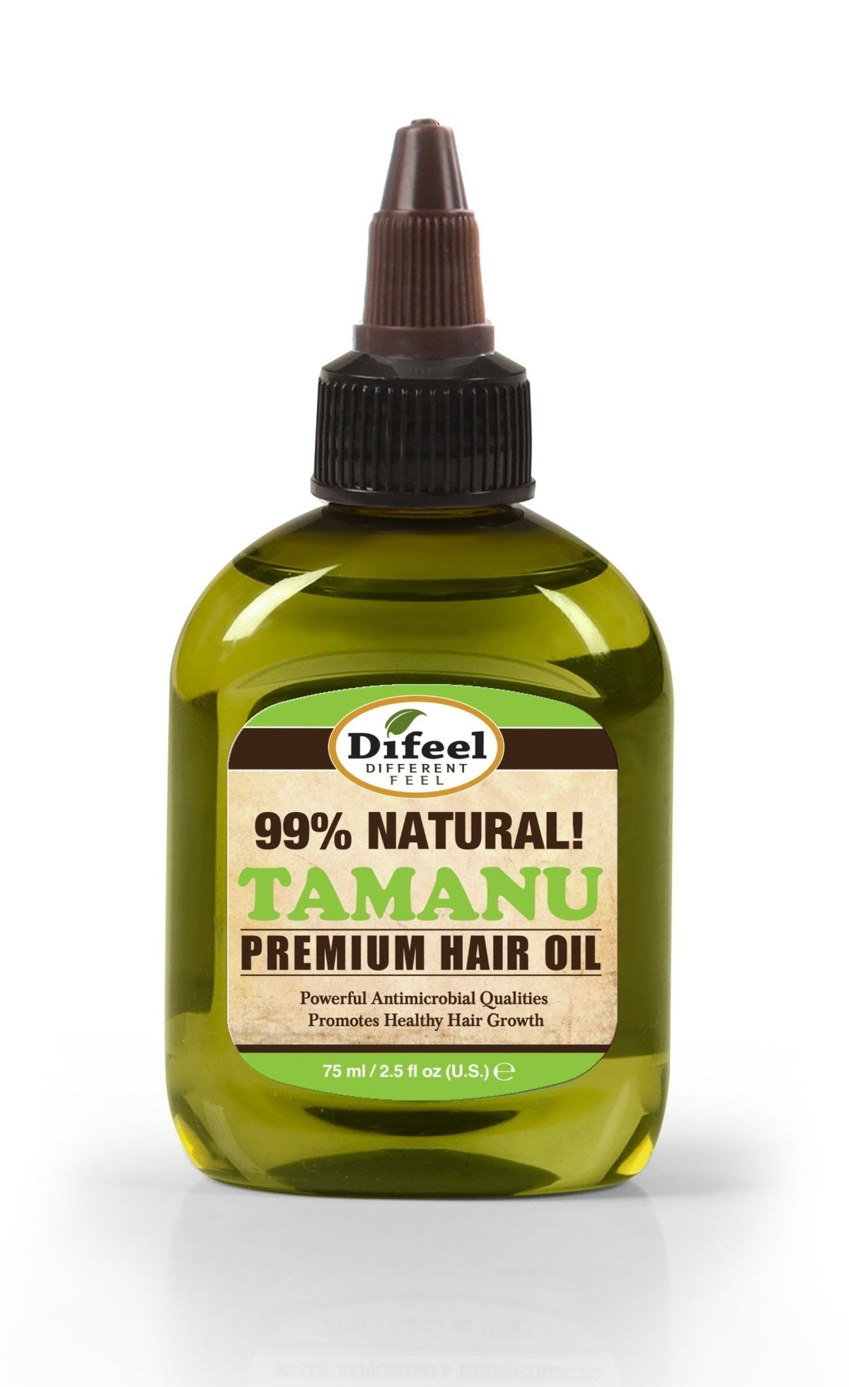 DIFEEL Premium Natural Hair Oil - Tamanu Oil 2.5 oz.