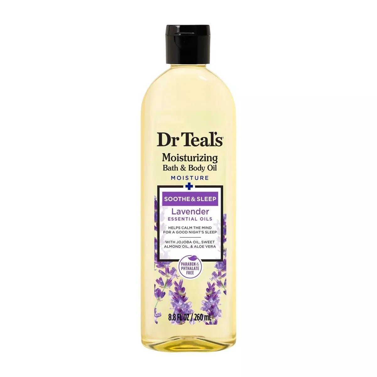 DR TEAL'S BATH & BODY OIL LAVENDER OIL 8.8OZ