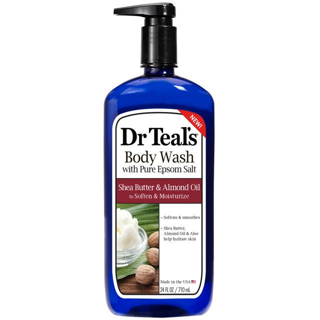 DR TEAL'S BODY WASH SHEA BUTTER & ALMOND OIL 24OZ