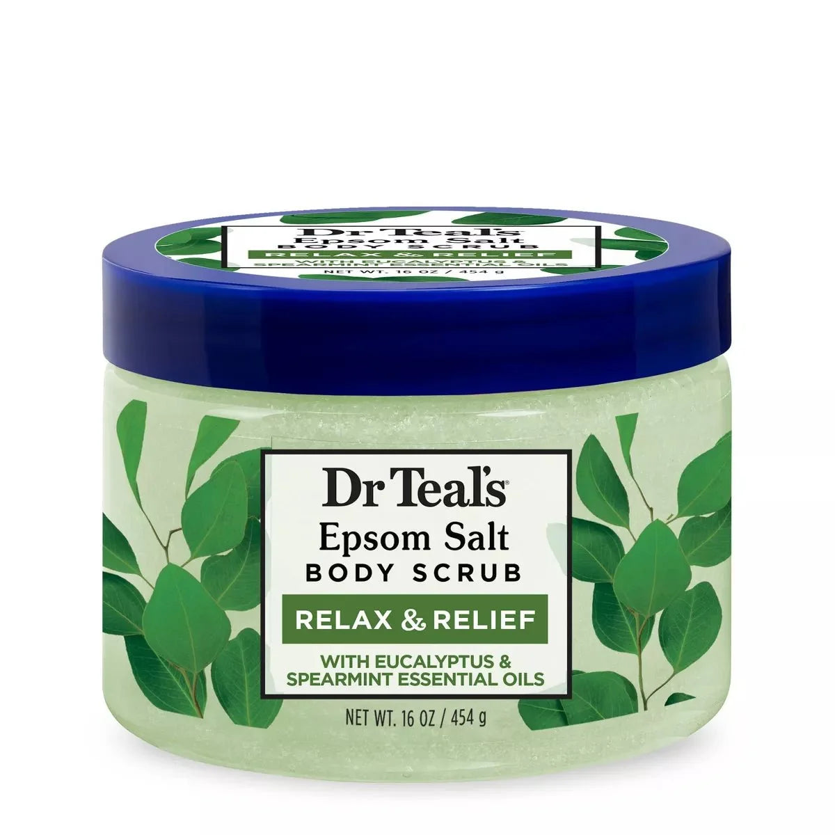 Dr Teal's Exfoliate & Renew Eucalyptus & Spearmint Epsom Salt Body Scrub - 16oz