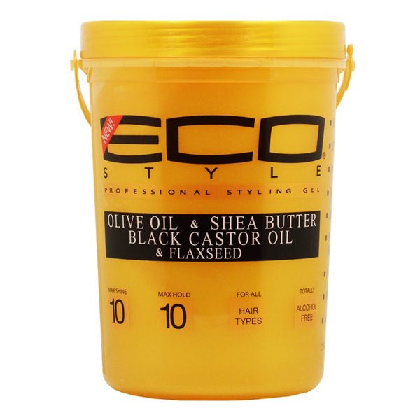 ECO Styling Gel Gold Olive Oil & Shea Butter Black Castor & Flaxseed 5lbs