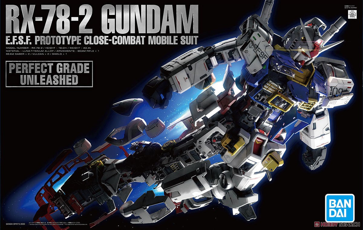 Gundam RX-78-2 - Perfect Grade Unleashed 1/60 Kit