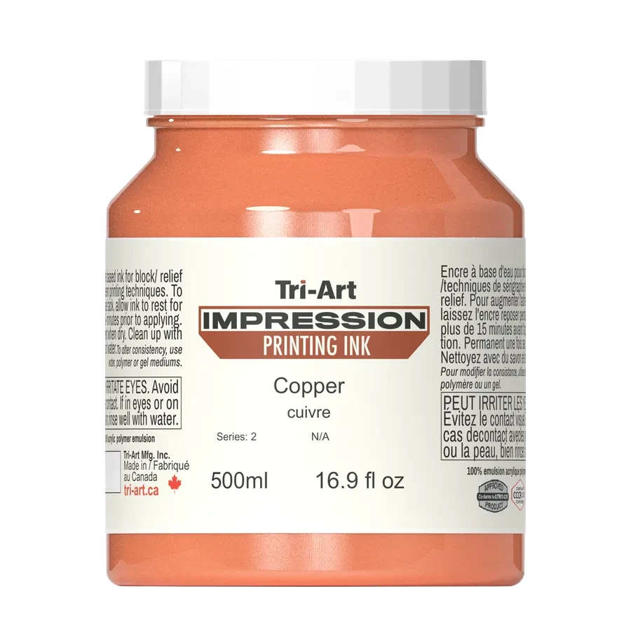 Impressions Block Printing Ink - Iridescent Copper
