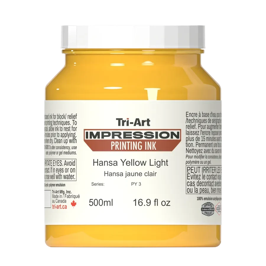 Impressions Block Printing Ink - Yellow Light