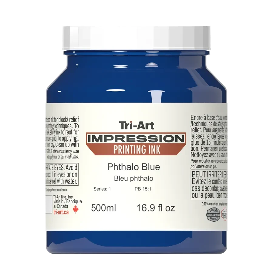 Impressions Block Printing Ink - Phthalo Blue