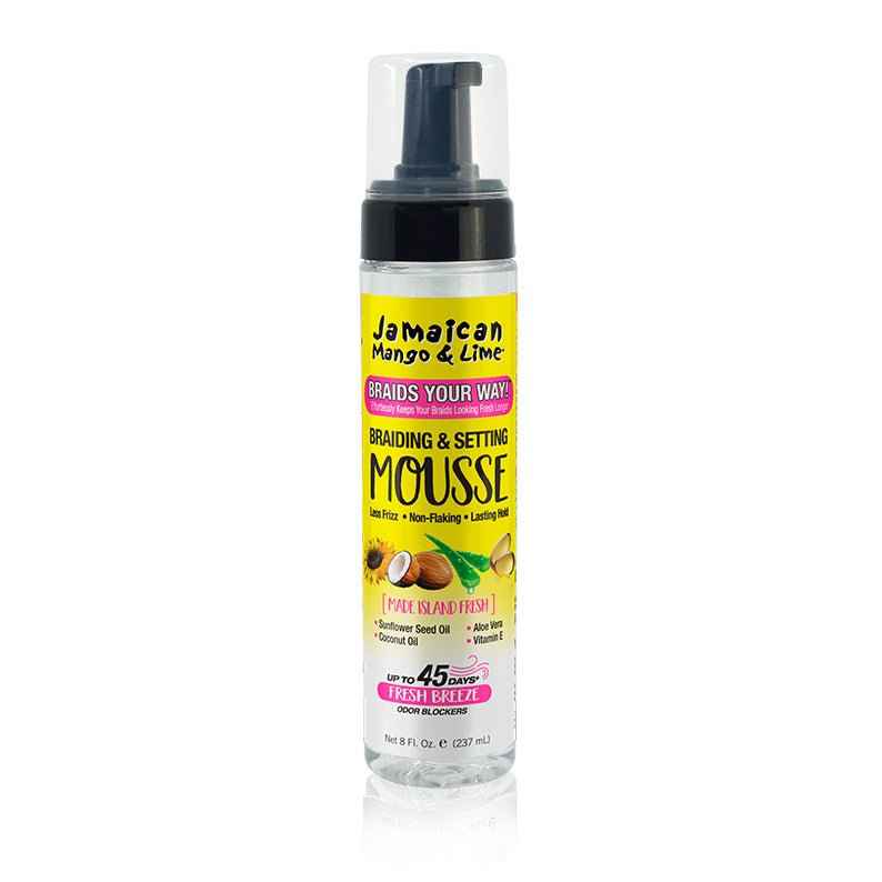 Jamaican Mango & Lime Braiding & Setting Mousse 8 oz