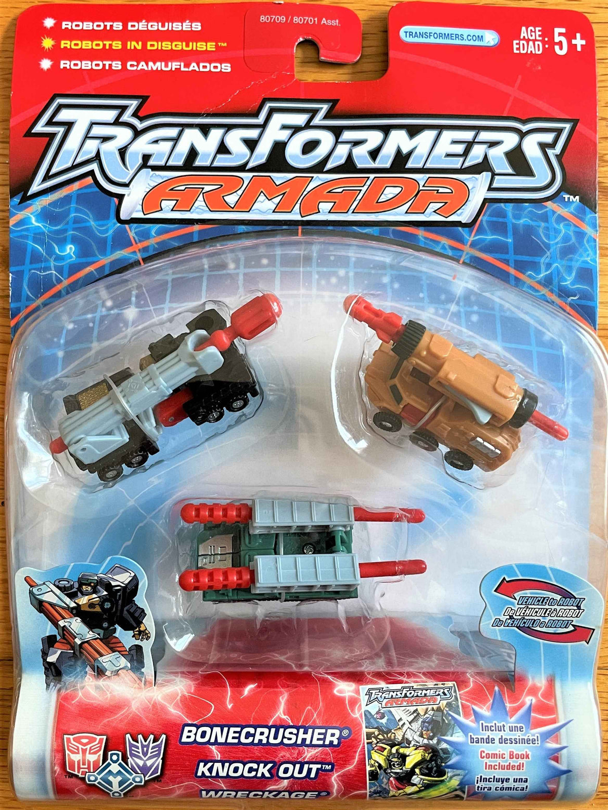 Transformers Armada Robots in Disguise Land Military Mini-Con Team