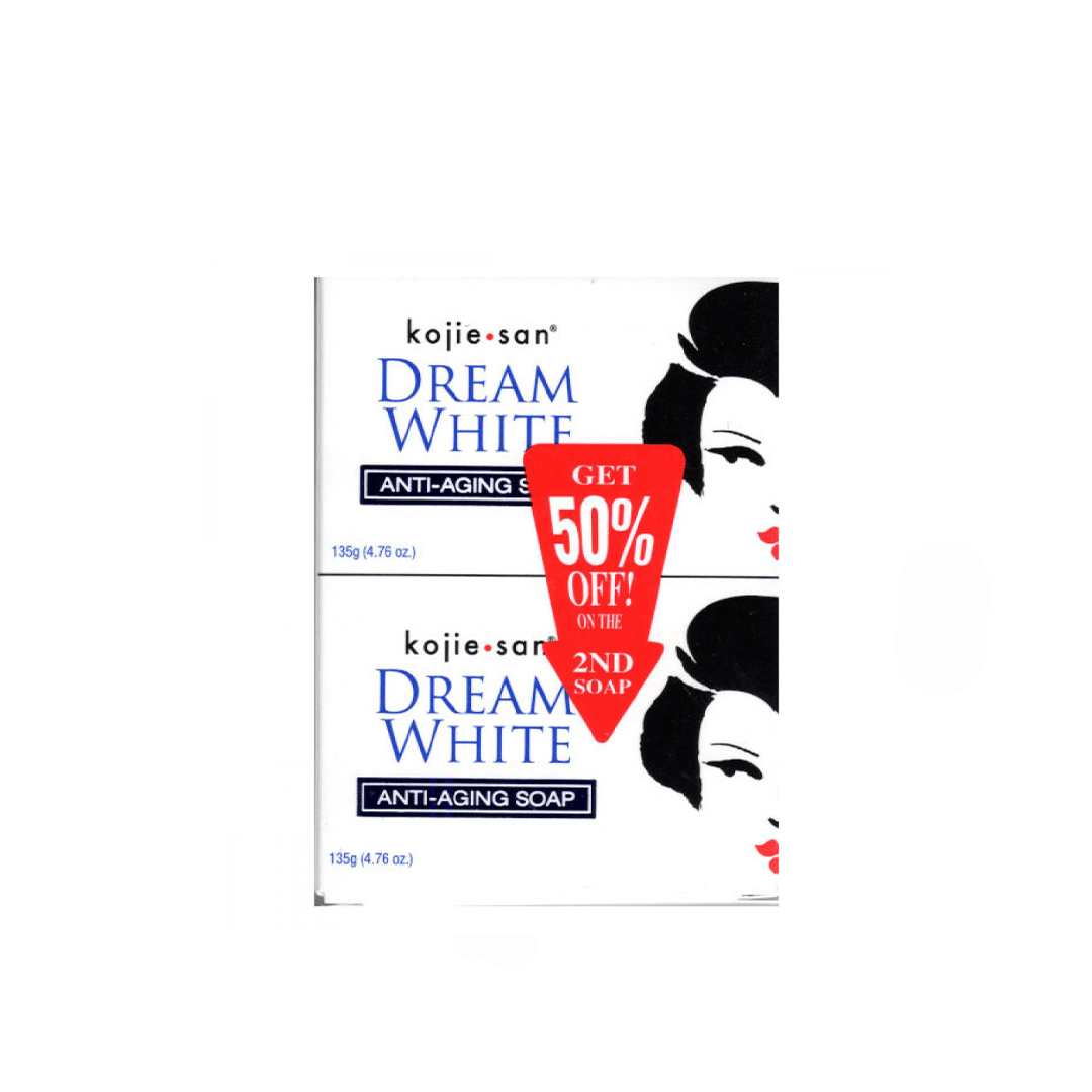 KOJIE SAN DREAM WHITE ANTI-AGING SOAP 2PK (135G)