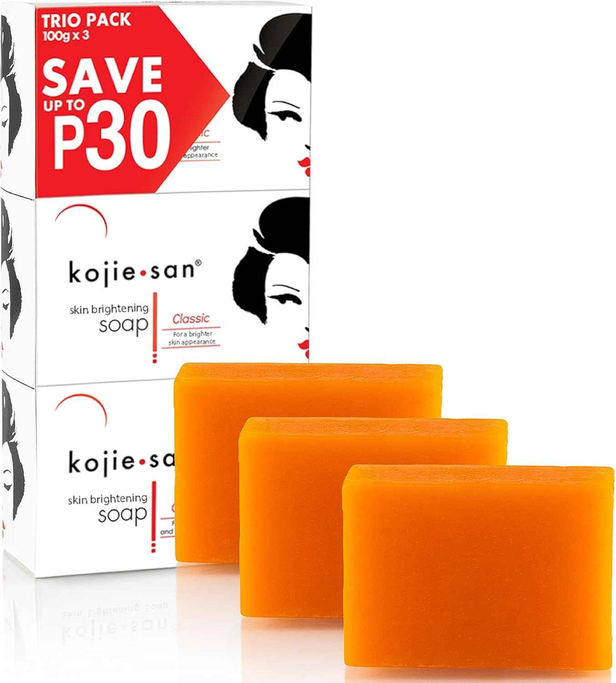 Kojie San Skin Lightening Kojic Acid Soap 3 pk (100 g)