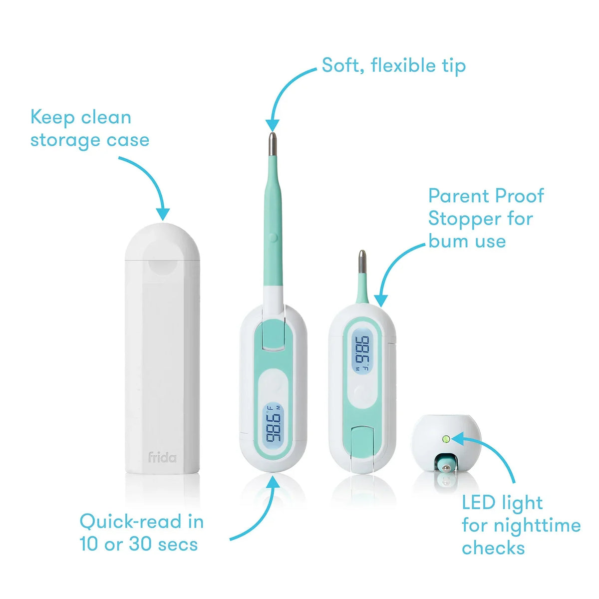3-in-1 True Temp Digital Thermometer