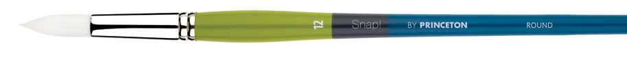 Princeton - Snap! White Taklon - Long Handle - Round