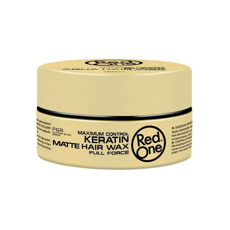 Red One Keratin Matte Hair Wax 5 oz