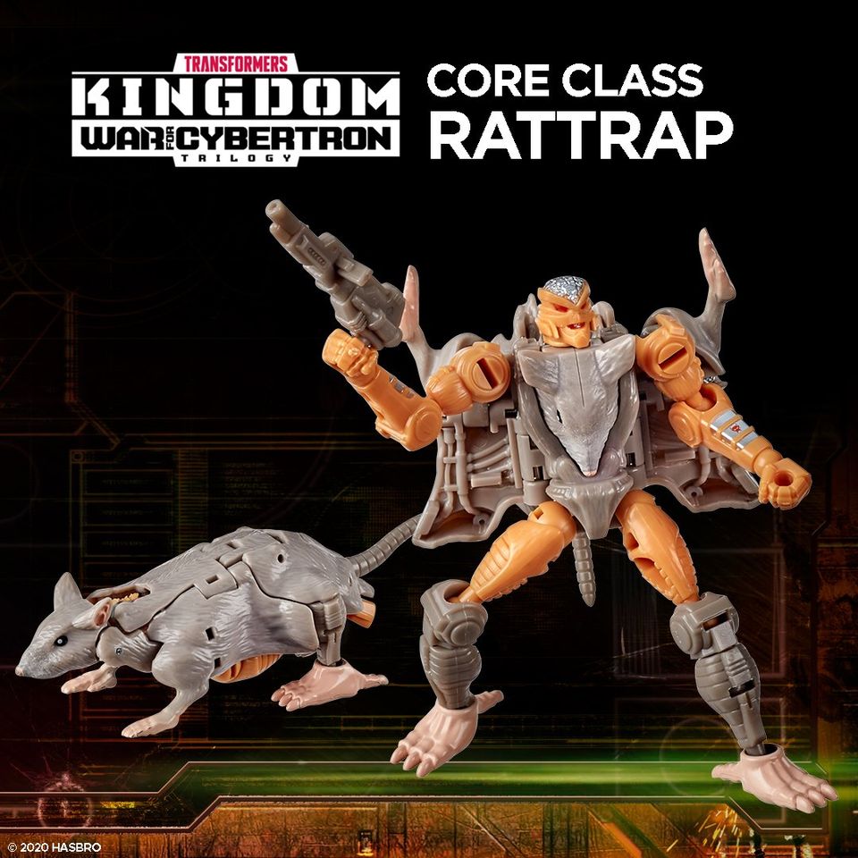 Transformers rat trap War for Cybertron Kingdom CORE RATTRAP