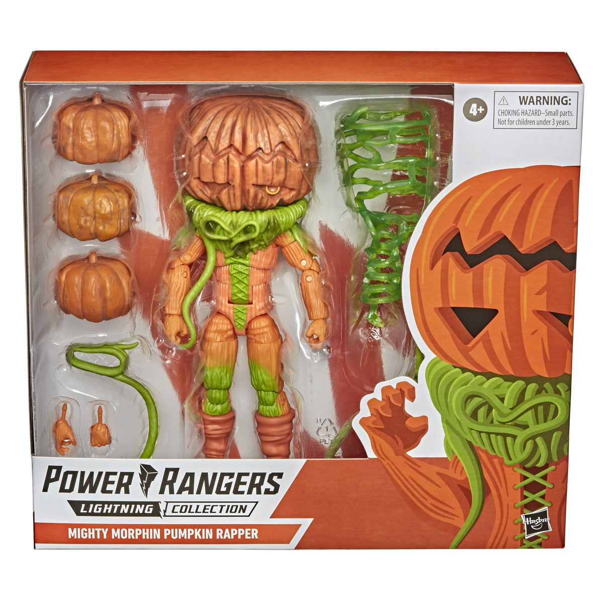 Power Rangers Lightning Collection Monsters Mighty Morphin Pumpkin Rapper 8-Inch Premium Collectible Action Figure Toy