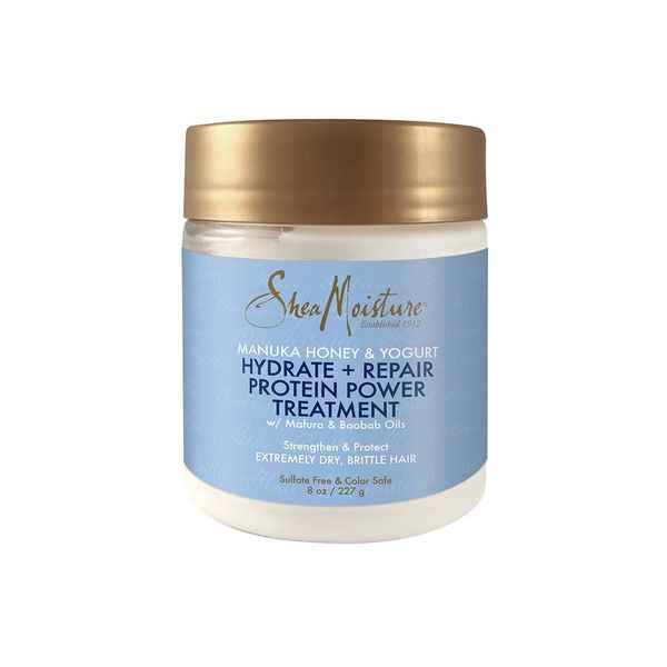 SheaMoisture Manuka Honey & Yogurt Hydrate + Repair Protein-Strong Treatment 8 oz