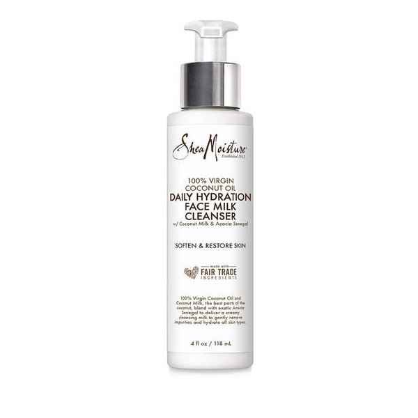SheaMoisture 100% Virgin Coconut Oil Daily Hydration Face Milk Cleanser 3.8 fl oz