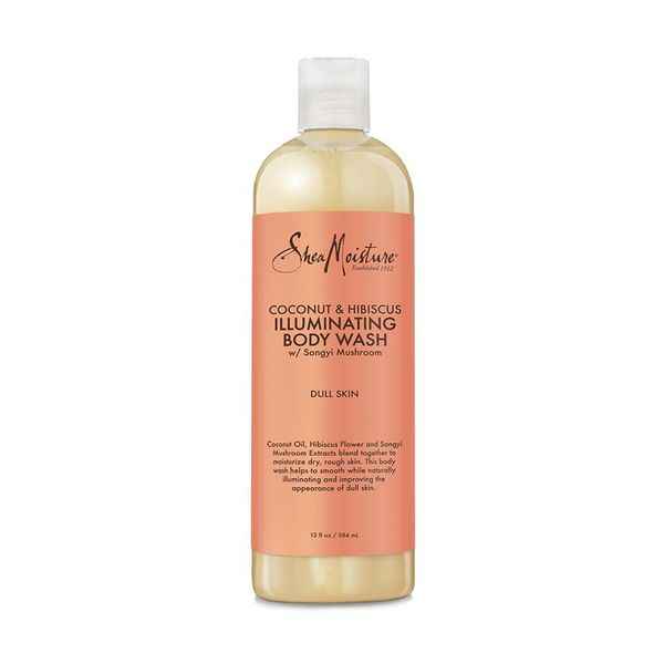 SheaMoisture Coconut & Hibiscus Illuminating Body Wash 13 oz