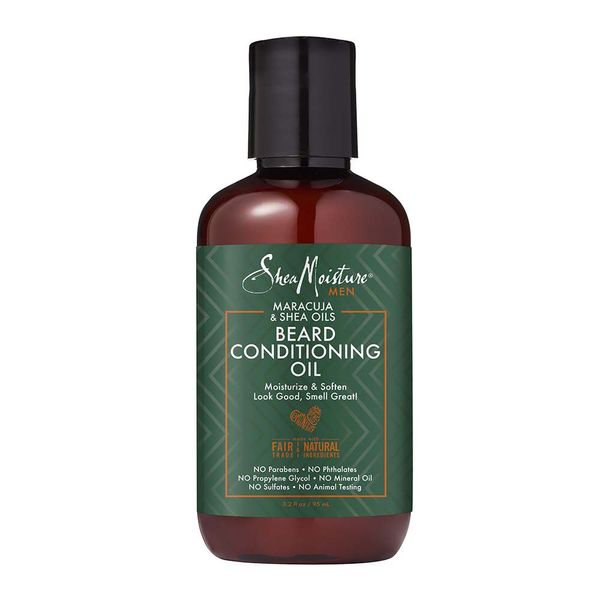 SHEAMOISTURE MEN MARACUJA OIL & SHEA BUTTER BEARD CONDITIONING OIL 3.2OZ