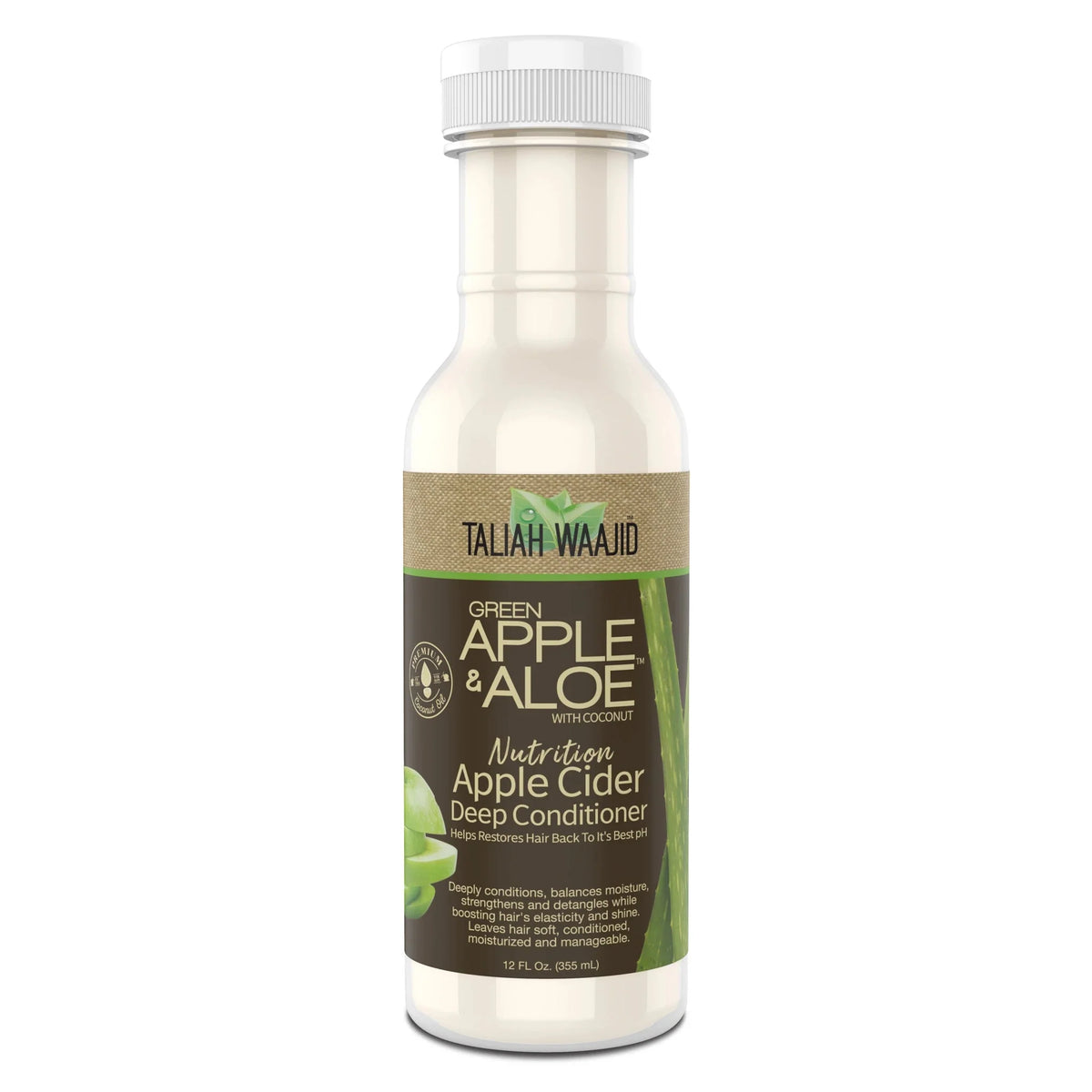 Taliah Waajid Green Apple Aloe Apple Cider Deep Conditioner 12 oz
