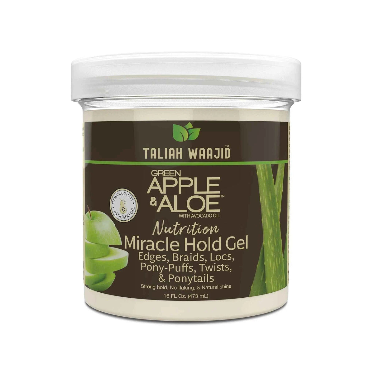 Taliah Waajid Green Apple & Aloe Nutrition Miracle Hold Gel 16 oz