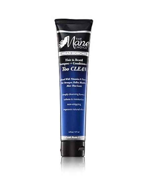 THE MANE CHOICE HEAD HONCHO HAIR & BEARD TOO CLEAN 6OZ
