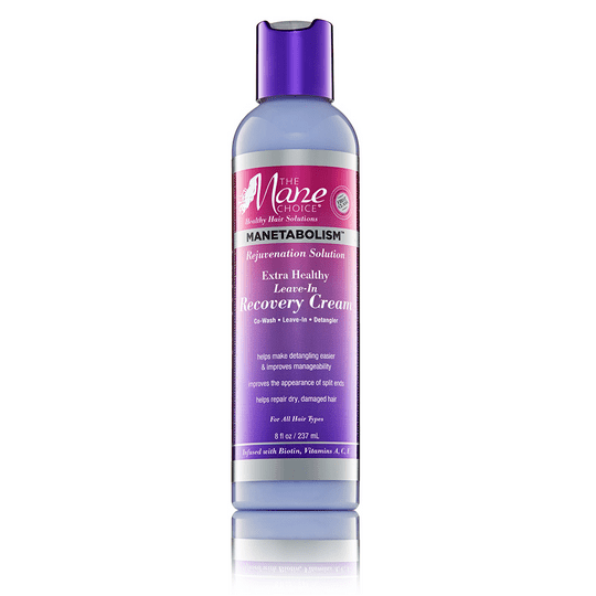 THE MANE CHOICE Manetabolism Rejuvenation Solution Extra Healthy Leave-In Recovery Cream 8OZ
