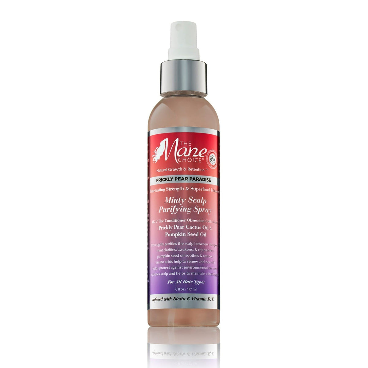 THE MANE CHOICE Prickly Pear Paradise Minty Scalp Purifying Spray 6OZ
