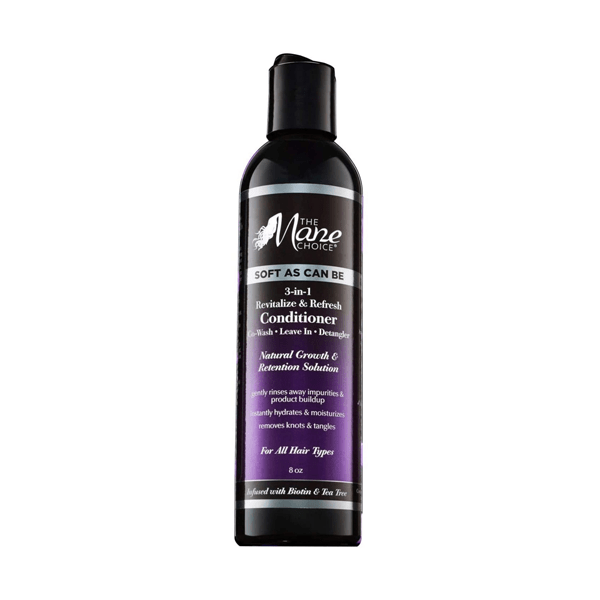THE MANE CHOICE The Alpha Soft As Can Be Revitalize & Refresh 3-in-1 Co-Wash, Leave In, Detangler 8OZ