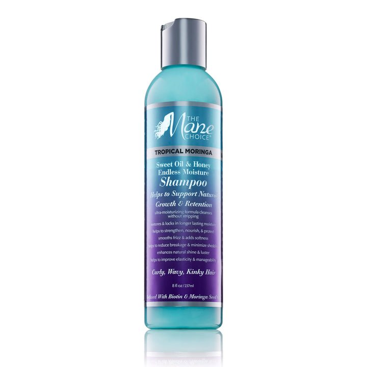The Mane Choice Tropical Moringa Sweet Oil & Honey Endless Moisture Shampoo 8 oz