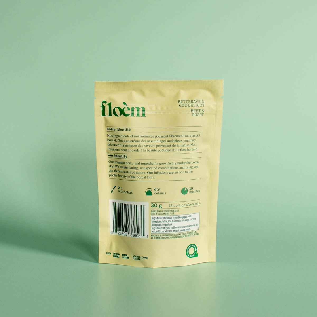 Tisane en vrac - Betterave & coquelicot