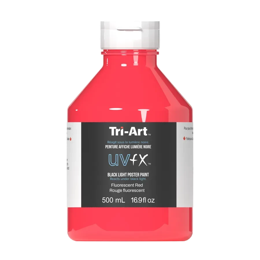 UVFX Black Light Poster Paint - Fluorescent Red