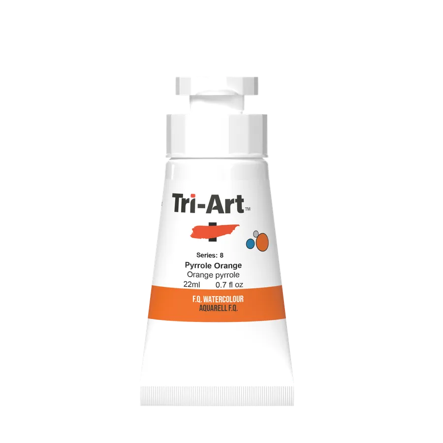 Tri-Art Water Colours - Pyrrole Orange