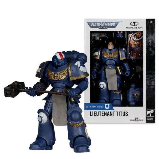 Warhammer 40,000: Space Marine 2 Ultramarines Lieutenant Titus Action Figure