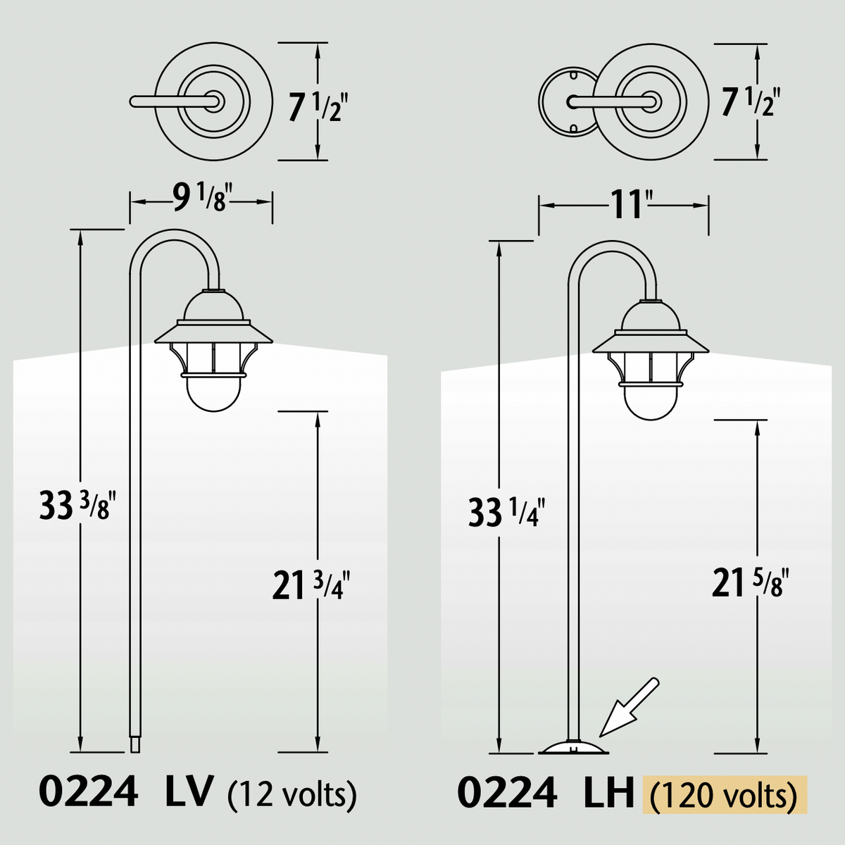 Luminaire paysager pour allées - San Francisco 0224