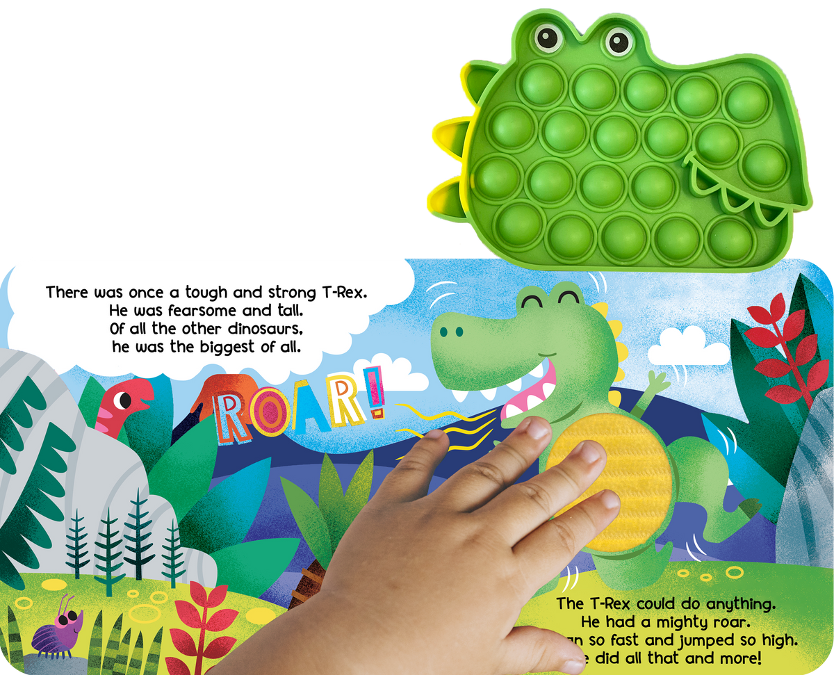 Little Hippo Books - Little T-Rex - Your Sensory Fidget Friend - Ages 1+