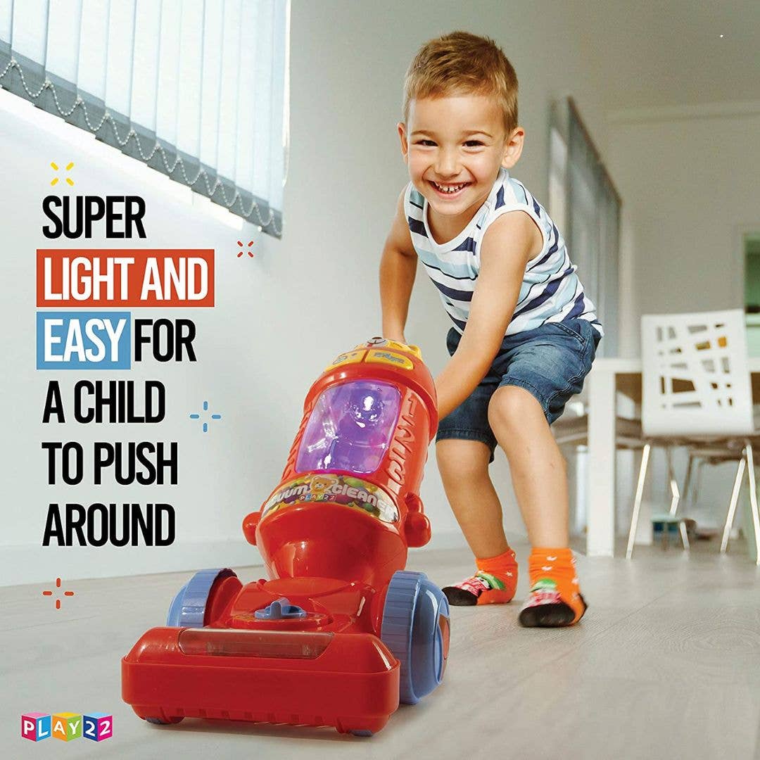 Play22 - Kids Vacuum Cleaner Toy for Toddler with Lights & Sounds - Ages 3+