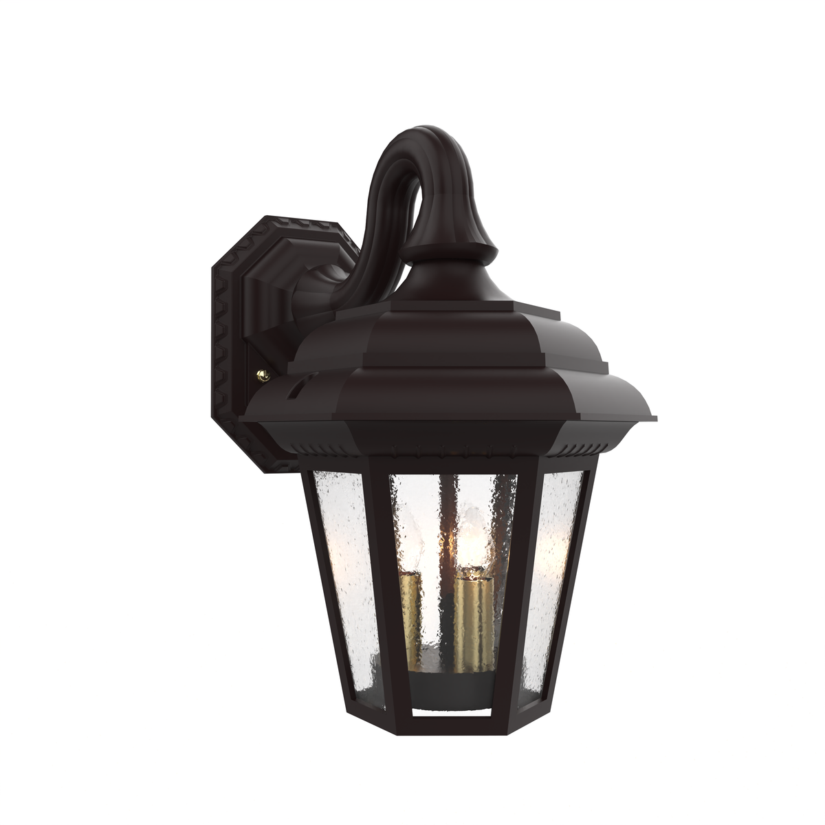 Jamestown - Luminaire mural extérieur montage vers le bas fond ouvert format petit - 11482