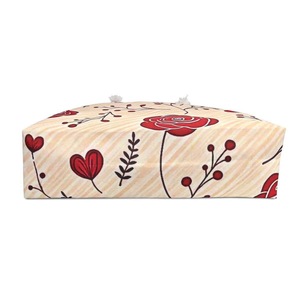 Floral Rose Pattern | Travel Weekender Tote | Heart Design | Busy Mom Carryon | Mother Gifts