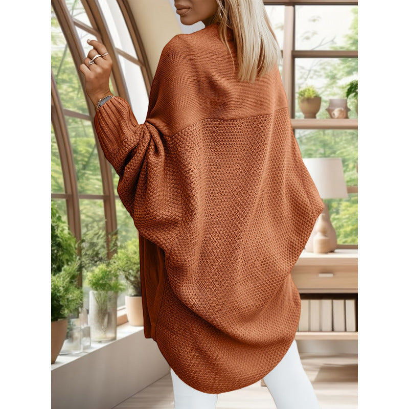 Women’s Long Cardigan Sweater Coat – Solid Color Loose Fit Casual Knit Outerwear