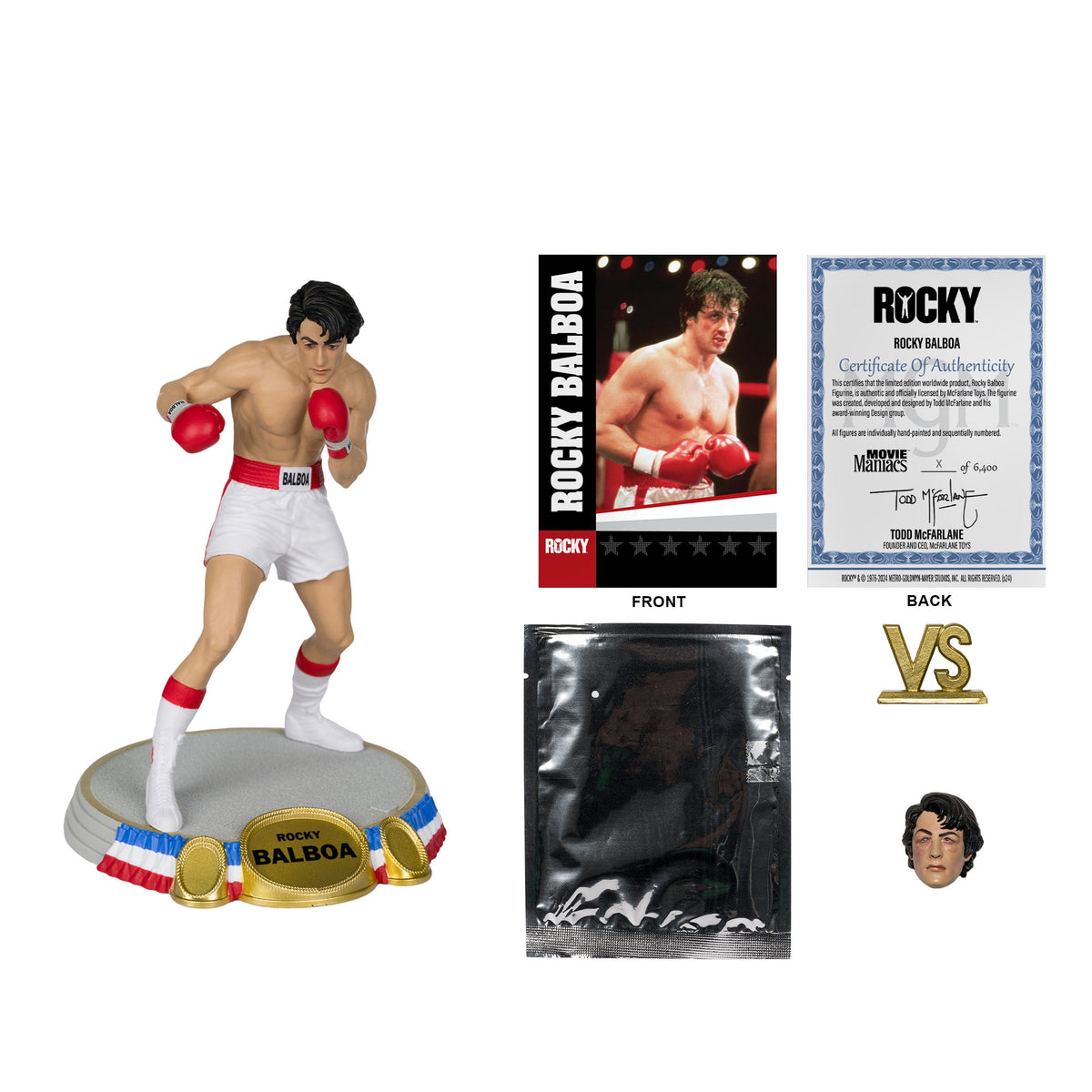 Rocky (1976) Rocky Balboa 6in Posed Figure McFarlane Toys