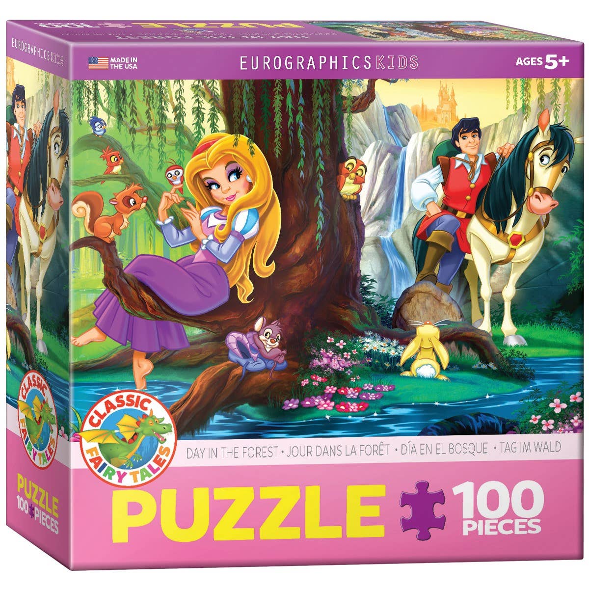 Eurographics Day in the Forest 100-Piece Puzzle - Ages 5+