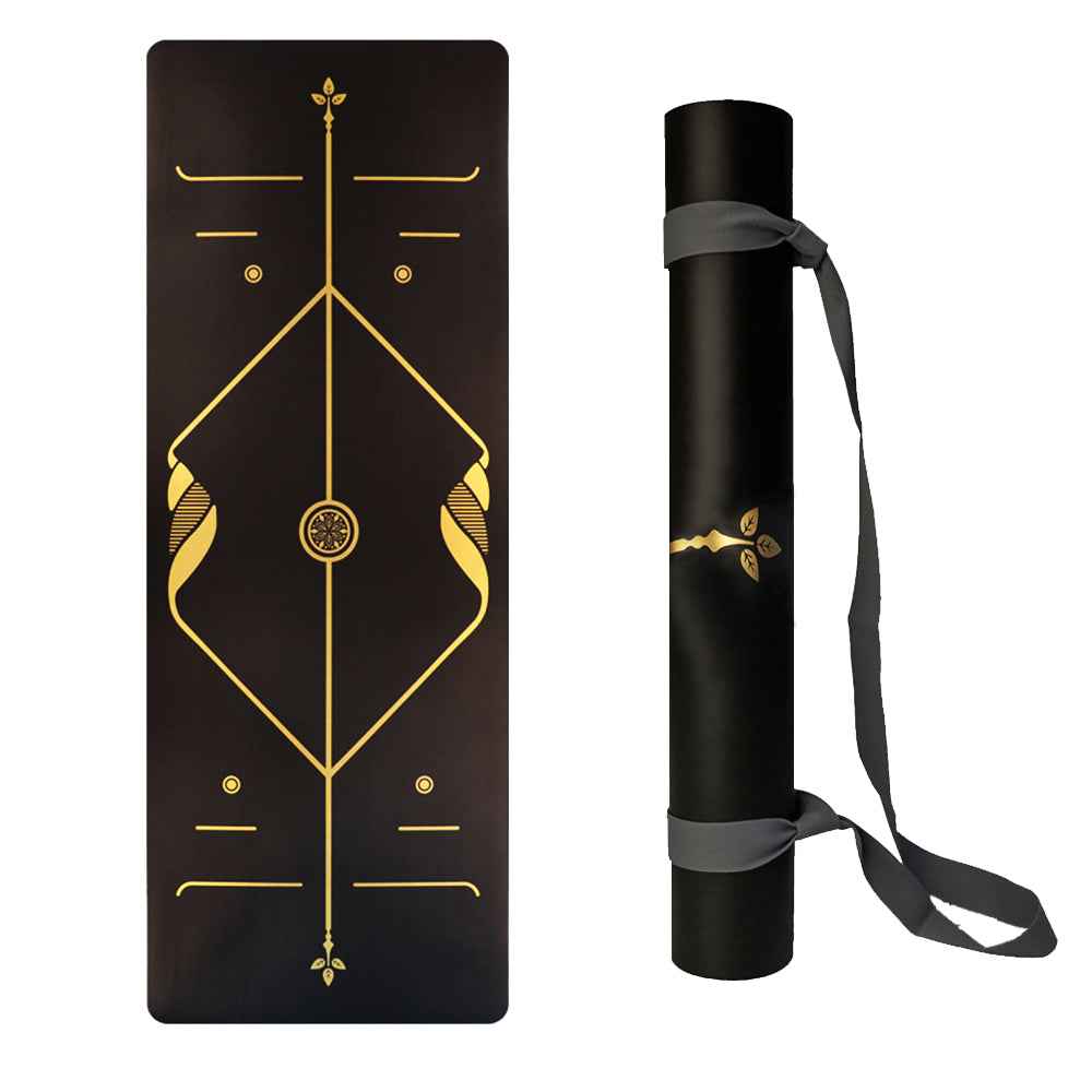 Widened And Thickened Hot Golden Wear-resistant PU Polyurethane Rubber Yoga Mat