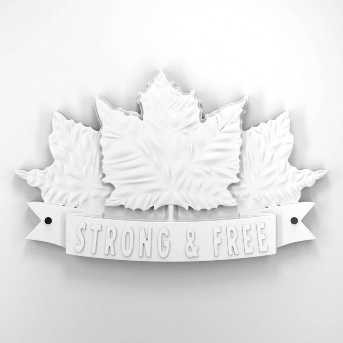 Strong and free • Plaque [1729]