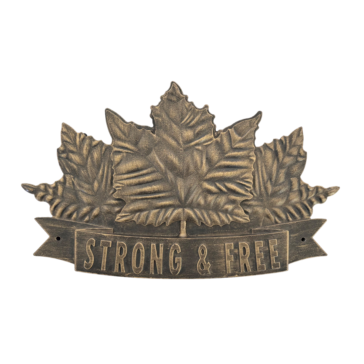 Strong and free • Plaque [1729]